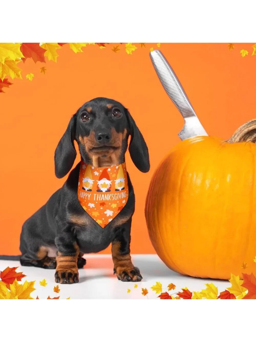 100 Pcs Adjustable Fall Dog Bandanas for Large Dogs - Bulk Pet Accessories
